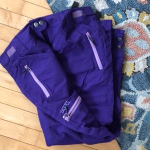 Purple Scott Snowboarding pants